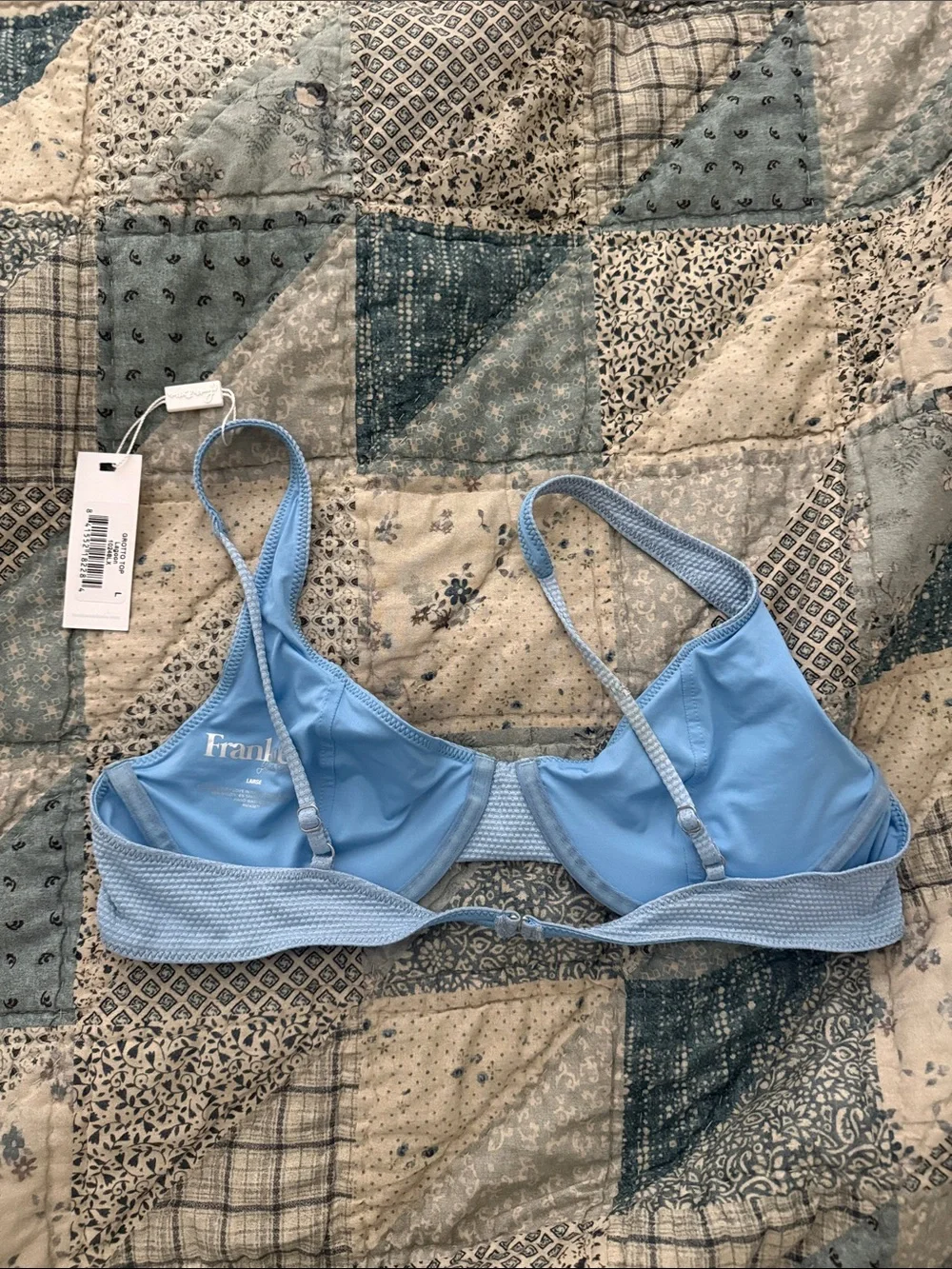 Frankie’s Bikinis Grotto Top Size L Unworn With Tags